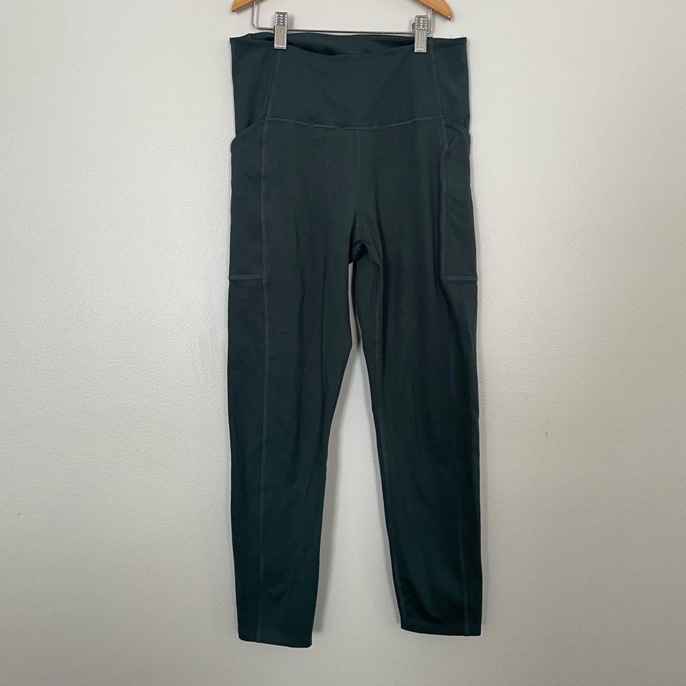 Girlfriend Collective Forest Green Leggings